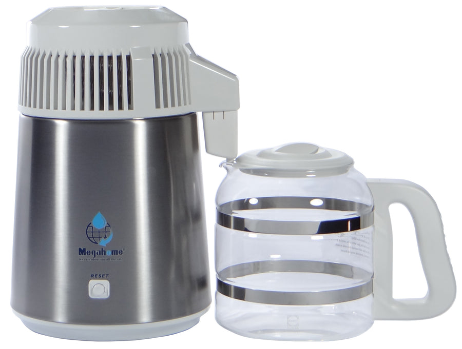 Megahome Stainless Steel Water Distiller — White (MH-943SWS)